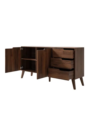 Zelto Skänk 160 cm - Warmia valnöt - Förvaring - Förvaringsmöbler - Sideboard & skänk