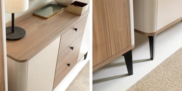 Zeyrin Skänk 141 cm - Beige|brun|svart - Förvaring - Förvaringsmöbler - Sideboard & skänk