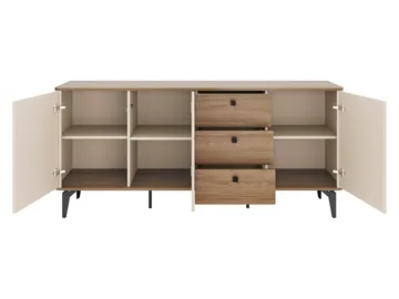 Zeyrin Skänk 180 cm - Brun|beige|svart - Förvaring - Förvaringsmöbler - Sideboard & skänk