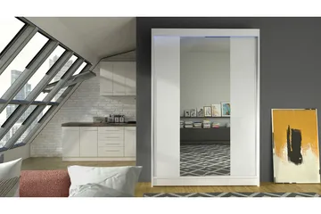 Garderob + LED - Vit/RGB LED - Förvaring - Garderober & garderobssystem