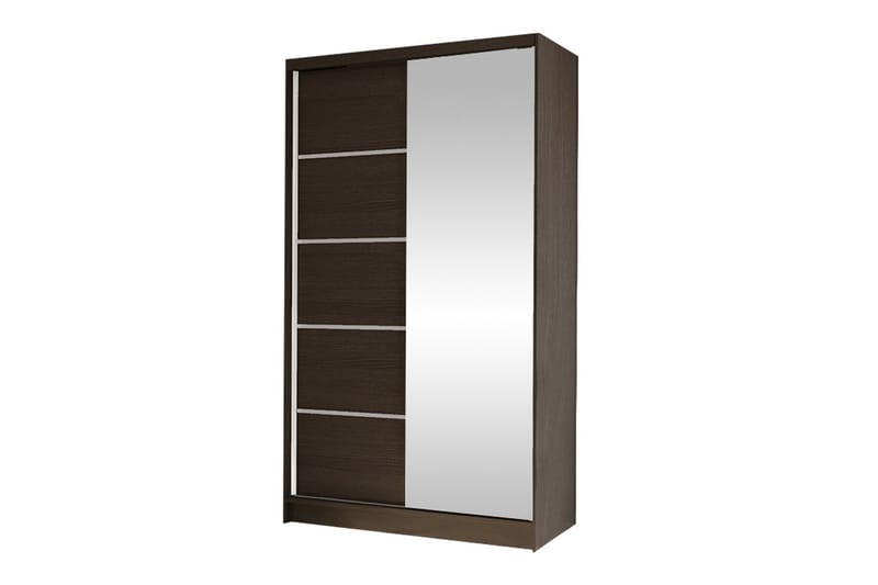 Garderob m. Spegel Glenmore - Mörkbrun - Garderober & garderobssystem