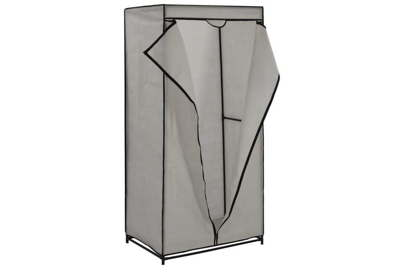 Garderober 2 st grå 75x50x160 cm - Grå - Garderober & garderobssystem