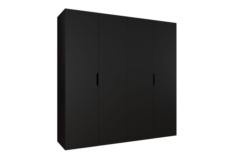 Abano Garderob 52x202 cm - Svart - Förvaring - Garderober & garderobssystem