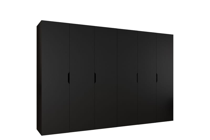 Abano Garderob 52x202 cm, Svart