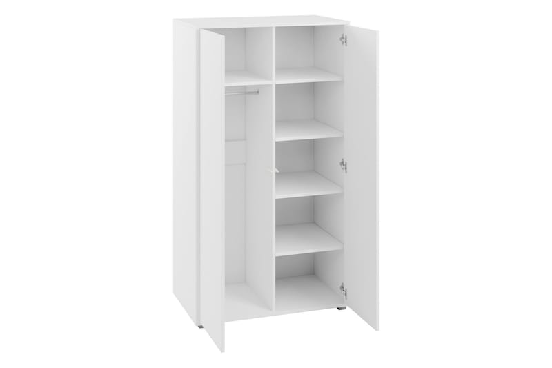 Agawal Garderob 100x178 cm - Vit - Förvaring - Garderober & garderobssystem