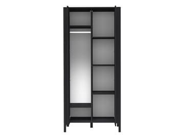 Aggarwal Garderob 90 cm i Trä med Metallben - Ljusgrå - Förvaring - Garderober & garderobssystem