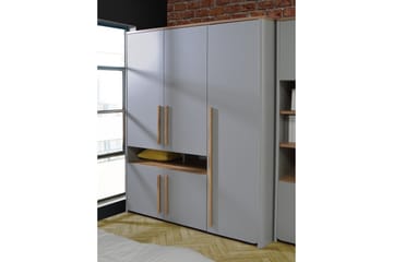 Ahmetbay Garderob 59x158 cm - Grå/Brun - Förvaring - Garderober & garderobssystem