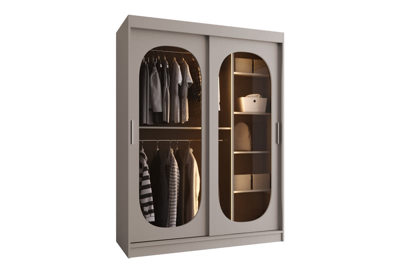 Allegra Garderob 150x200 cm - Beige - Förvaring - Garderober & garderobssystem