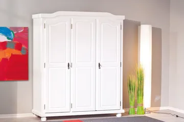 Amalia Garderob 150 cm - Vit - Förvaring - Garderober & garderobssystem