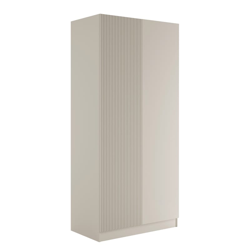 Amelus Garderob 103x220 cm - Beige - Förvaring - Garderober & garderobssystem
