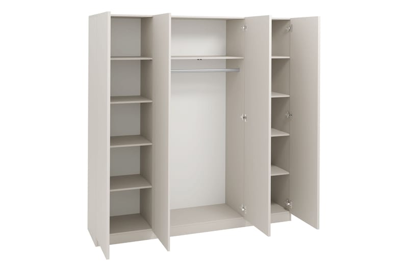 Amelus Garderob 205x220 cm - Brun - Förvaring - Garderober & garderobssystem