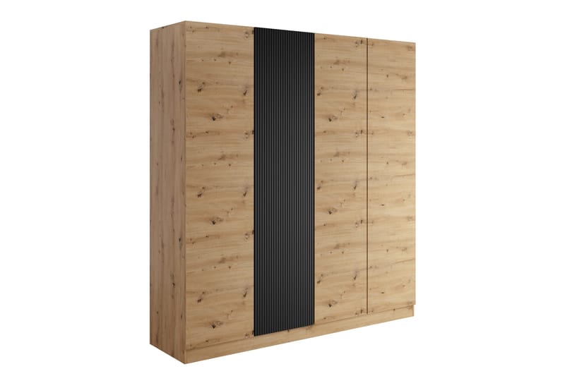 Amelus Garderob 205x220 cm - Brun - Förvaring - Garderober & garderobssystem