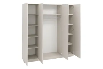 Amelus Garderob 205x220 cm - Brun - Förvaring - Garderober & garderobssystem
