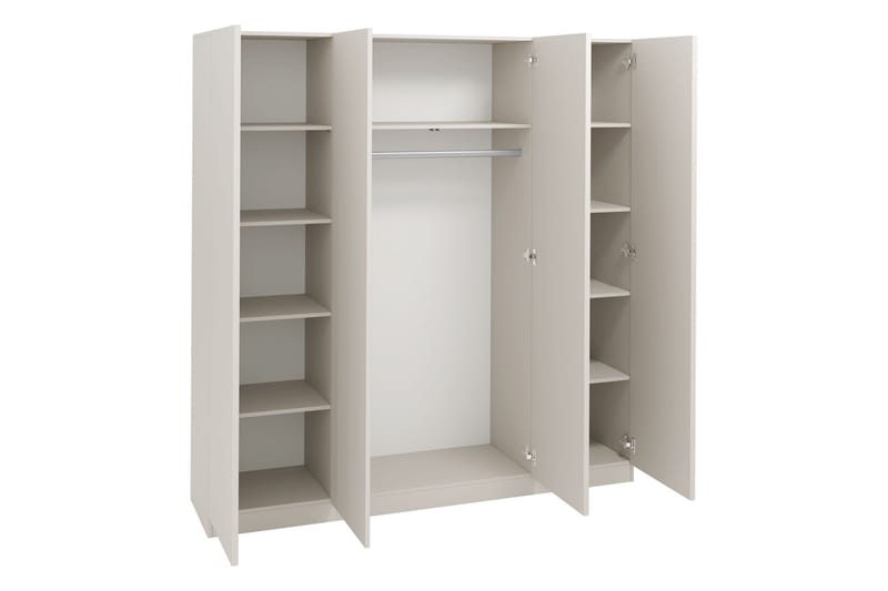 Amelus Garderob 205x220 cm - Brun - Förvaring - Garderober & garderobssystem