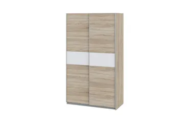 Amyracle Garderob 62x121 cm - Vit/Brun/Grå - Förvaring - Garderober & garderobssystem