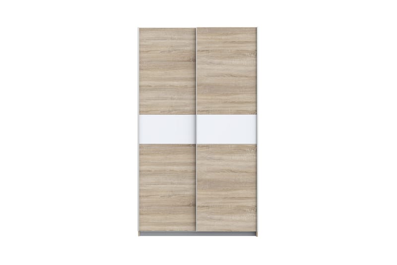 Amyracle Garderob 62x121 cm - Vit/Brun/Grå - Förvaring - Garderober & garderobssystem