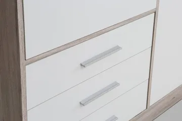 Ashgate Garderob 207 cm - Brun/Vit - Förvaring - Garderober & garderobssystem