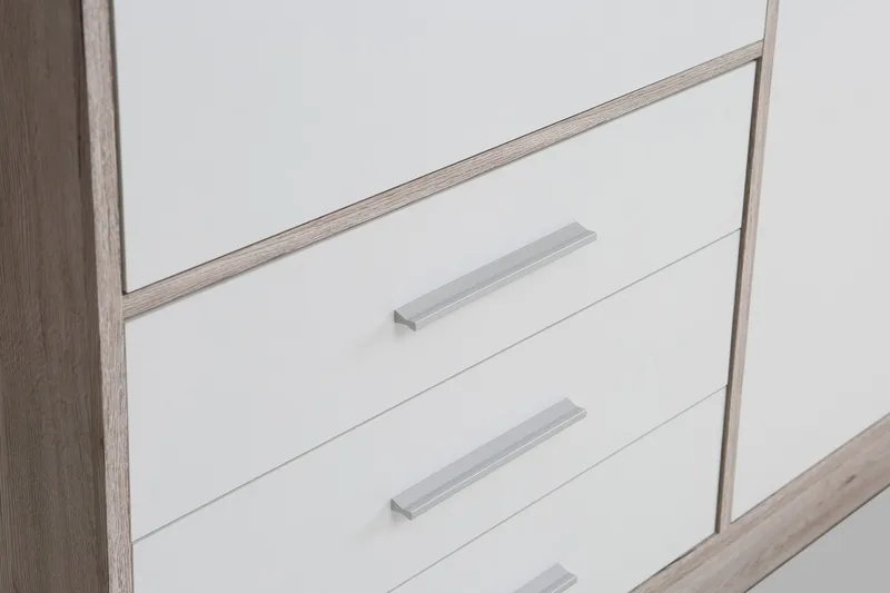 Ashgate Garderob 207 cm - Brun/Vit - Förvaring - Garderober & garderobssystem