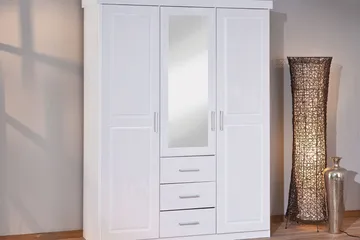 Bailey 4 Garderob - Vit - Förvaring - Garderober & garderobssystem