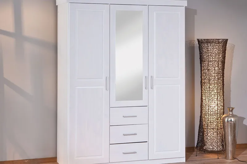 Bailey 4 Garderob - Vit - Förvaring - Garderober & garderobssystem