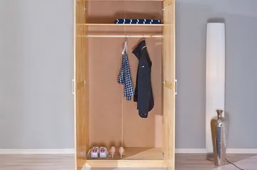 Bailey Garderob 95 cm - Furu - Förvaring - Garderober & garderobssystem