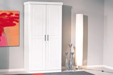 Bailey Garderob 95 cm - Vit - Förvaring - Garderober & garderobssystem