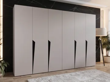 Barile Garderob 300 cm - cashmere, svart - Förvaring - Garderober & garderobssystem