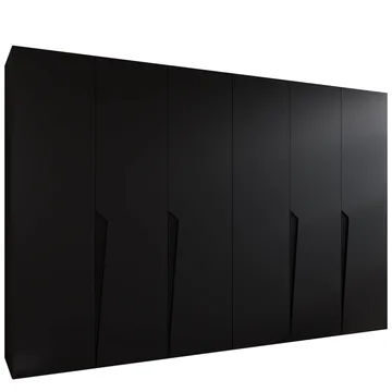 Barile Garderob 300 cm - svart - Förvaring - Garderober & garderobssystem