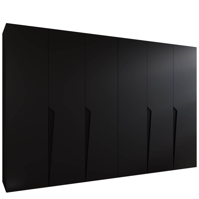 Barile Garderob 300 cm - svart - Förvaring - Garderober & garderobssystem
