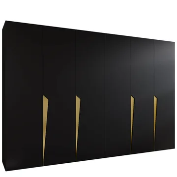 Barile Garderob 300 cm - svart - Förvaring - Garderober & garderobssystem
