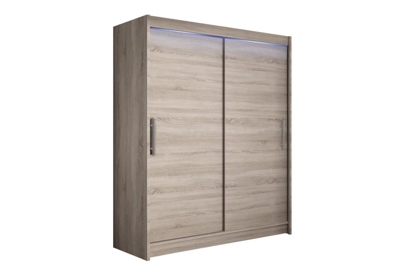 Bay Garderob 150x200 cm - Brun - Förvaring - Garderober & garderobssystem