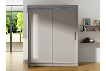 Bay Garderob 150x200 cm - Grå - Förvaring - Garderober & garderobssystem