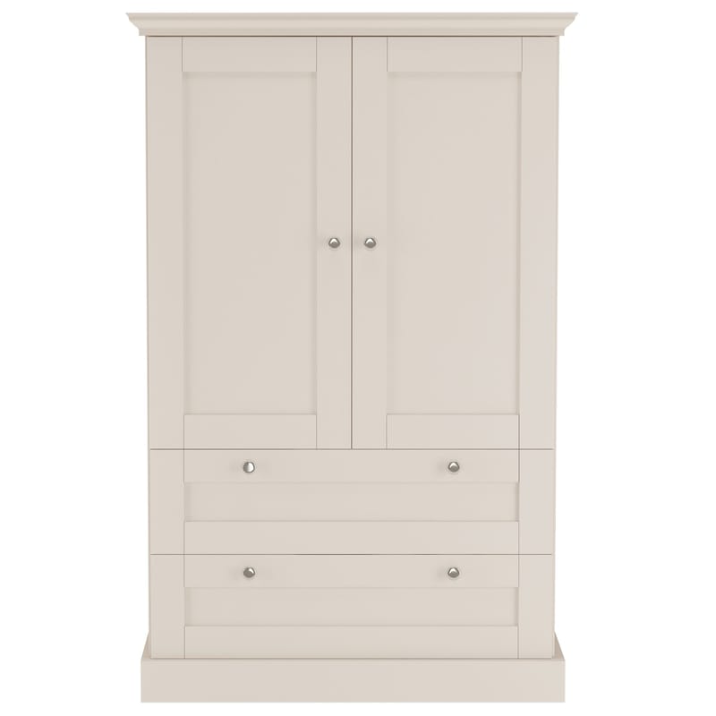 Binz Garderob 83x130 cm - Kashmirgräddvit - Förvaring - Garderober & garderobssystem