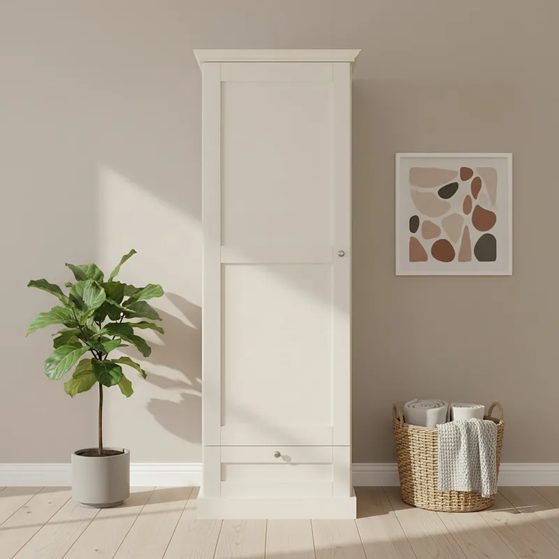 Binz Hallskåp 60x180 cm - Kashmirgräddvit - Förvaring - Garderober & garderobssystem