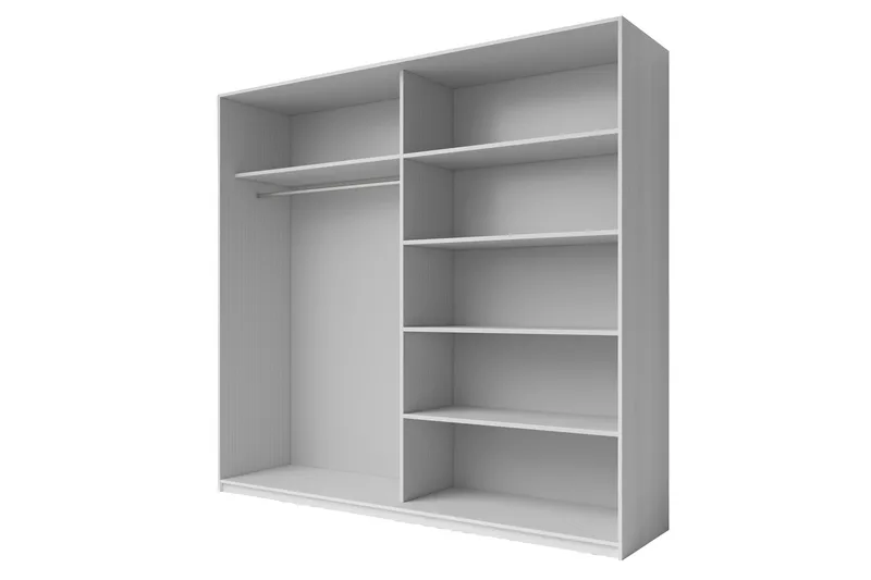 Bovera Garderob 61x200 cm - Askgrå - Förvaring - Garderober & garderobssystem