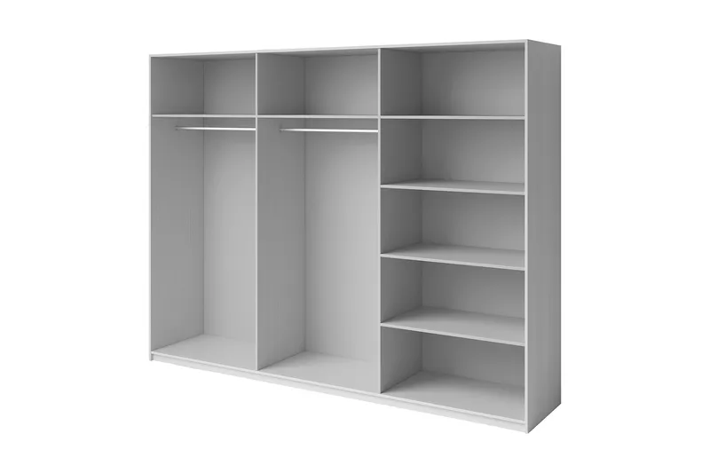 Bovera Garderob 61x270 cm - Askgrå - Förvaring - Garderober & garderobssystem