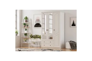 Brelin Garderob 105x210 cm - Matt Vit - Förvaring - Garderober & garderobssystem