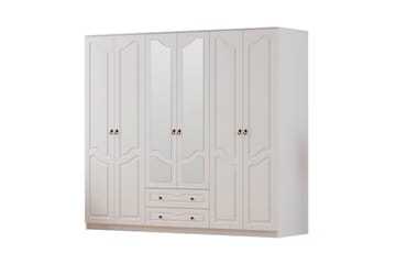 Brelin Garderob 210x210 cm - Matt Vit - Förvaring - Garderober & garderobssystem