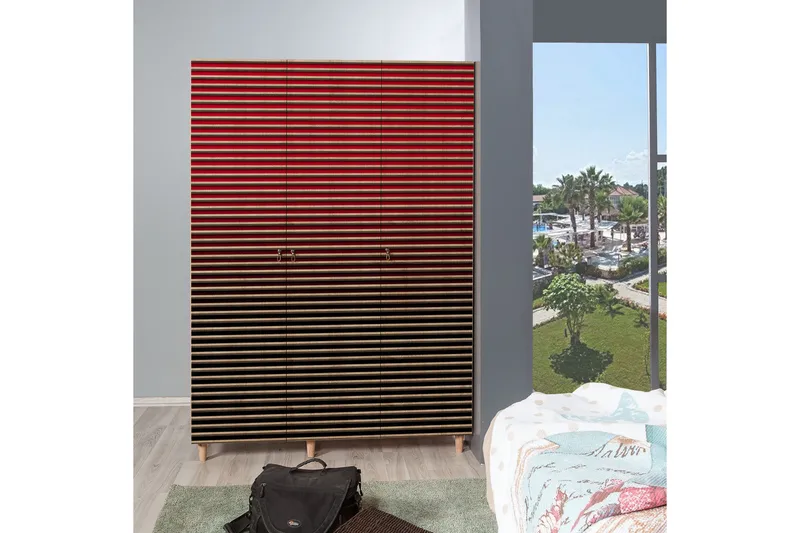 Brokind Garderob 135 cm - Brun - Förvaring - Garderober & garderobssystem