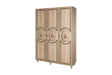 Brokind Garderob 135 cm - Brun - Förvaring - Garderober & garderobssystem