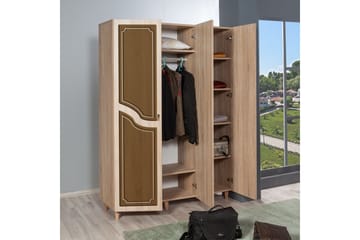 Brokind Garderob 135 cm - Brun/Orange - Förvaring - Garderober & garderobssystem