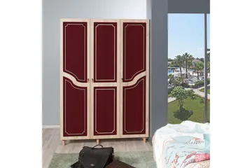 Brokind Garderob 135 cm - Brun/Röd - Förvaring - Garderober & garderobssystem