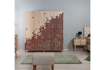 Brokind Garderob 180 cm - Brun - Förvaring - Garderober & garderobssystem