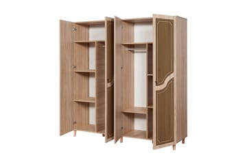Brokind Garderob 180 cm - Brun/Orange - Förvaring - Garderober & garderobssystem