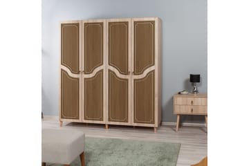 Brokind Garderob 180 cm - Brun/Orange - Förvaring - Garderober & garderobssystem