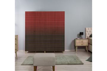 Brokind Garderob 180 cm - Brun/Röd - Förvaring - Garderober & garderobssystem