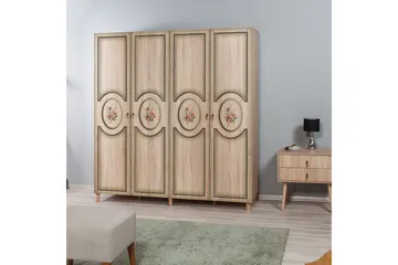 Brokind Garderob 180 cm - Ek/Brun - Förvaring - Garderober & garderobssystem