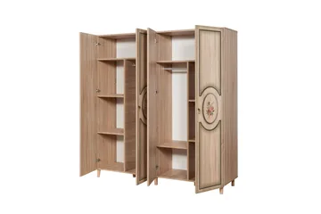 Brokind Garderob 180 cm - Ek/Brun - Förvaring - Garderober & garderobssystem