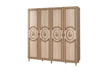 Brokind Garderob 180 cm i Trä - Beige - Förvaring - Garderober & garderobssystem