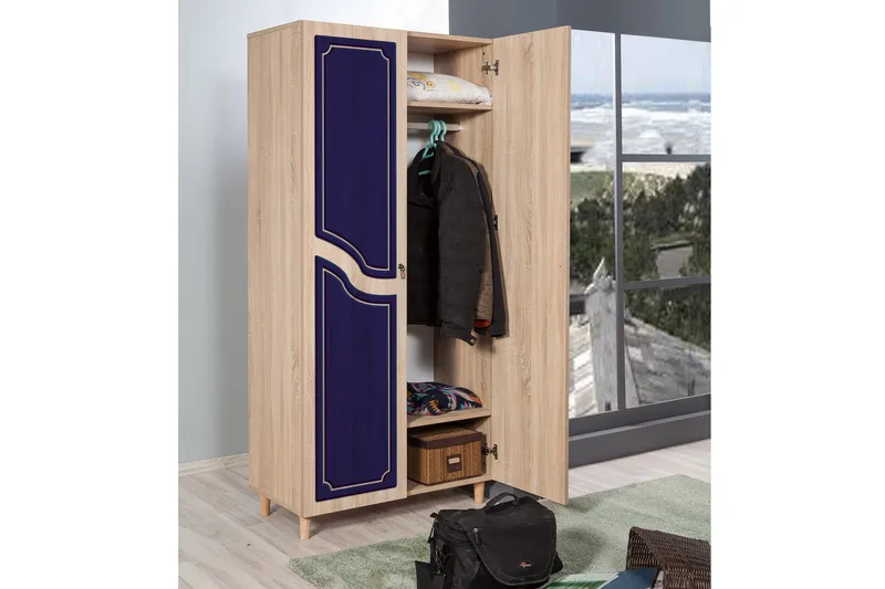 Brokind Garderob 90 cm - Brun - Förvaring - Garderober & garderobssystem